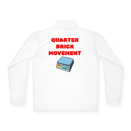 Quarter-Zip Pullover — "Quarter Brick Movement" Graphic Pullover (Bad Trip 2016)