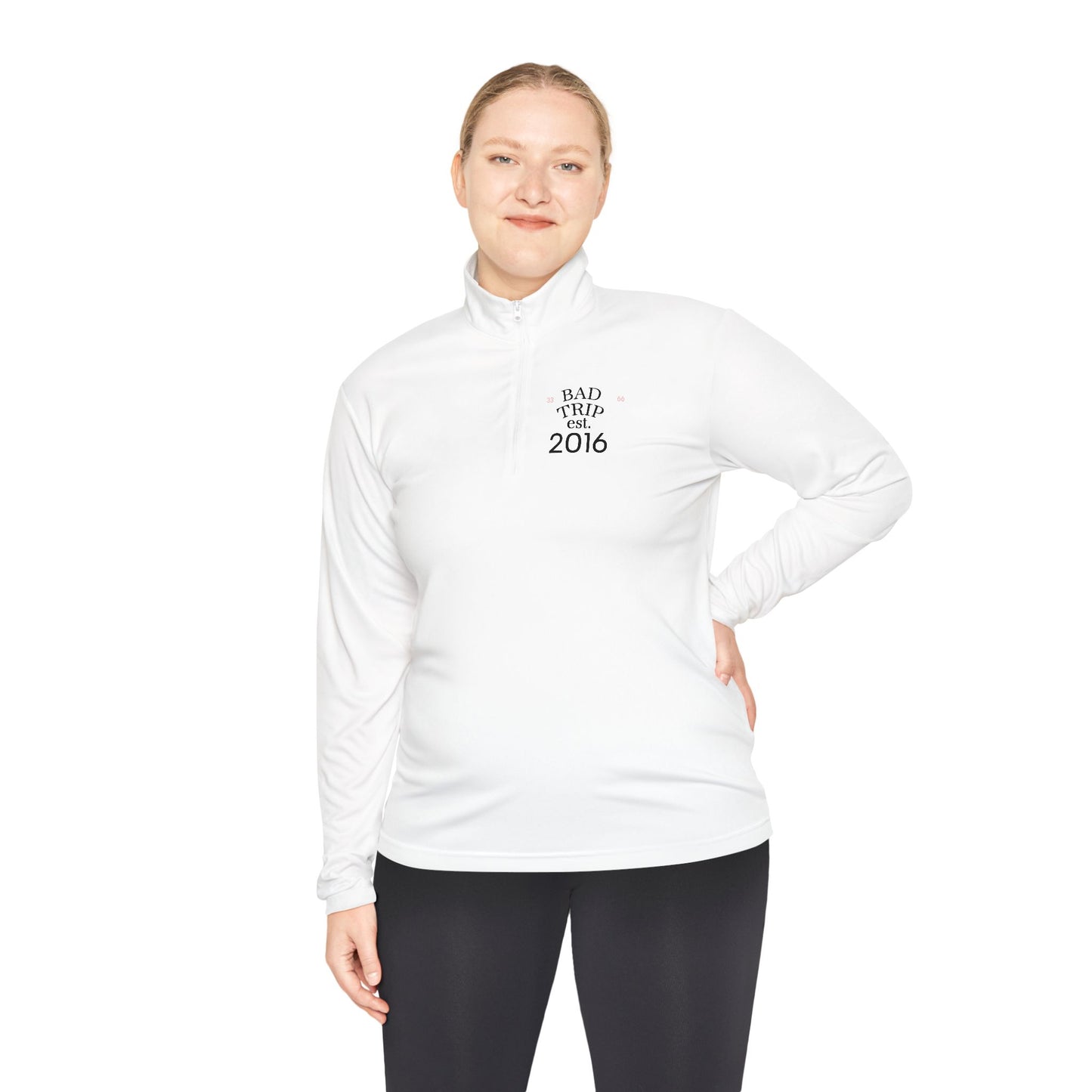 Quarter-Zip Pullover — "Quarter Brick Movement" Graphic Pullover (Bad Trip 2016)