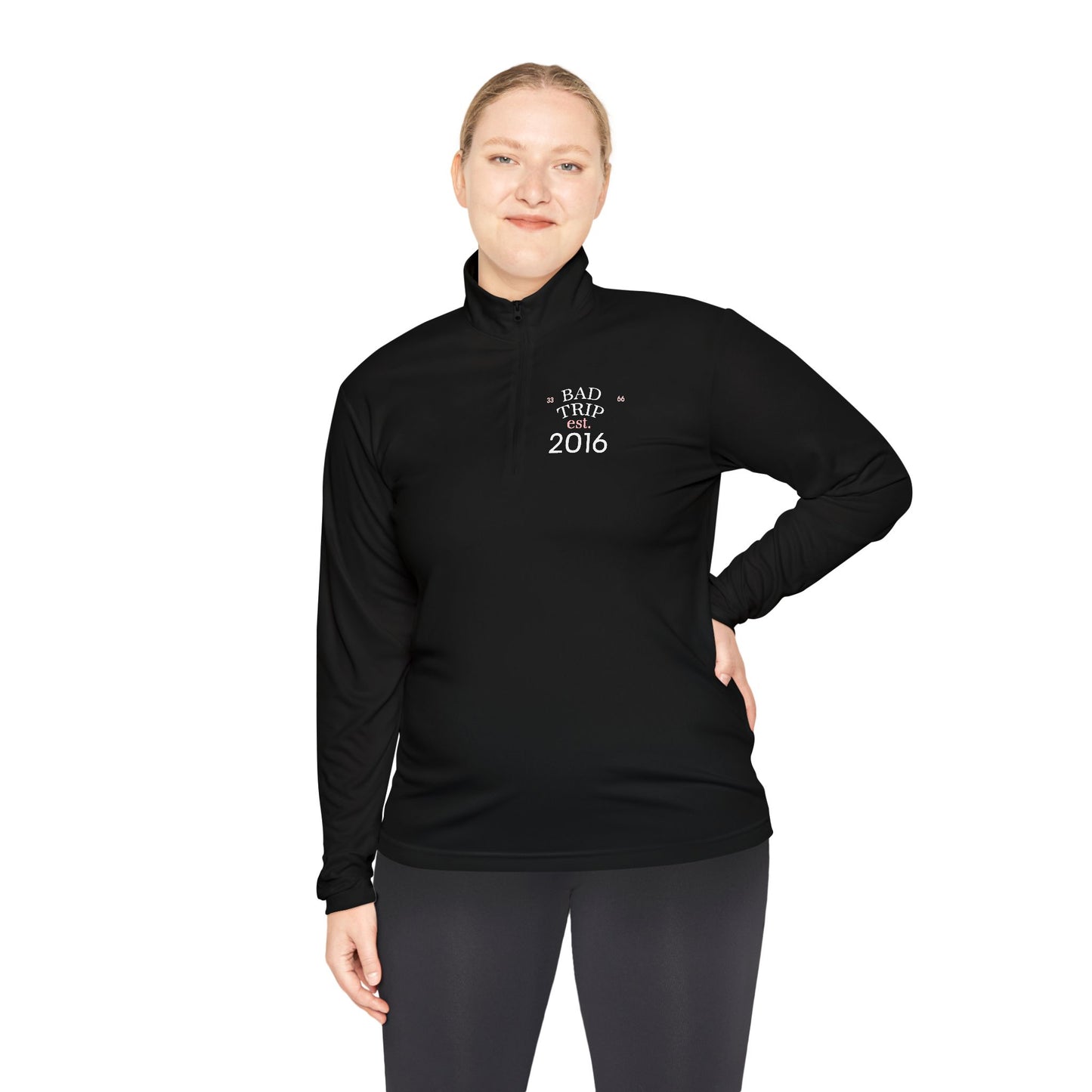 Quarter-Zip Pullover — "Quarter Brick Movement" Graphic Pullover (Bad Trip 2016)