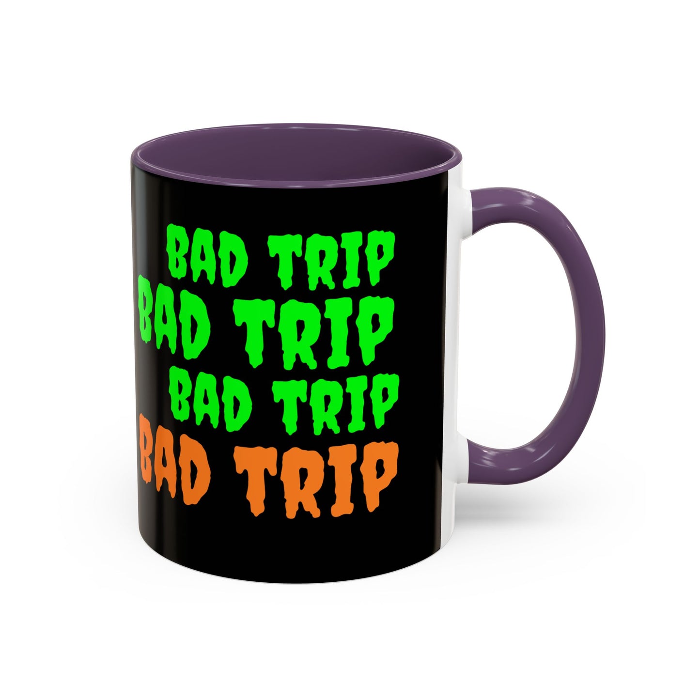Bad Trip Coffee Mug — Funny McAfee Meme Accent Mug (11/15oz)