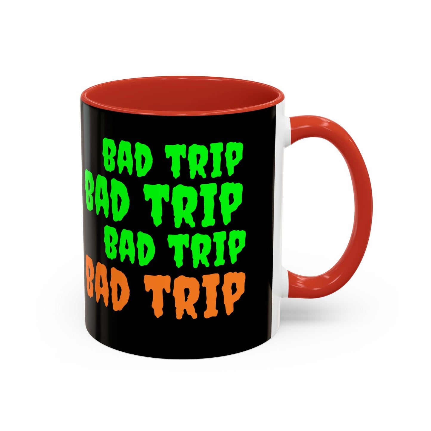 Bad Trip Coffee Mug — Funny McAfee Meme Accent Mug (11/15oz)