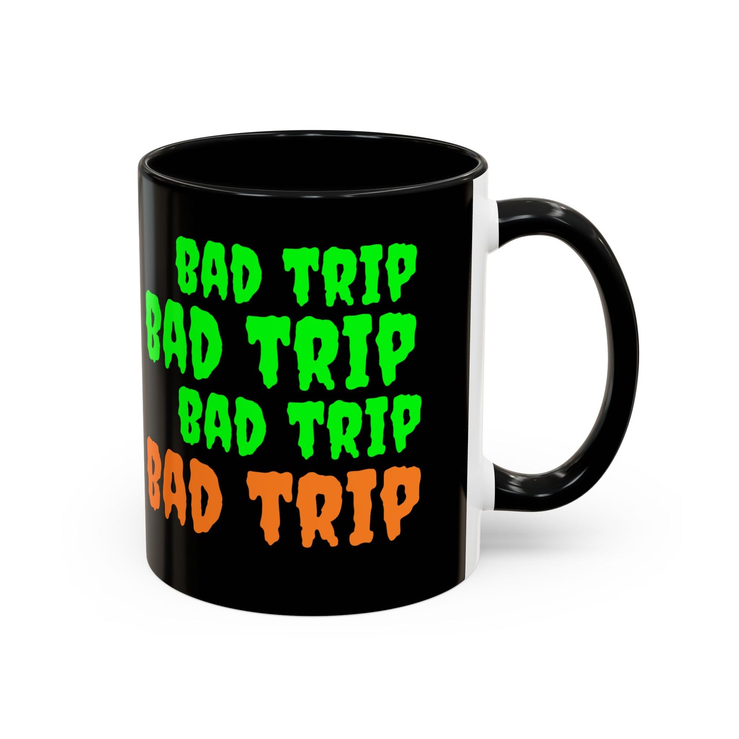 Bad Trip Coffee Mug — Funny McAfee Meme Accent Mug (11/15oz)