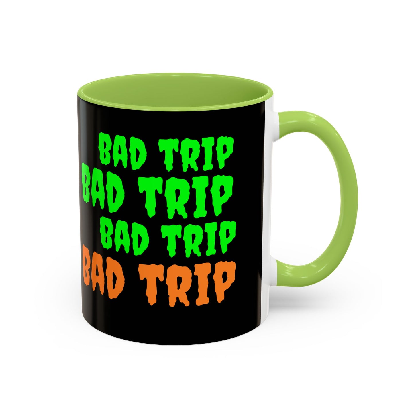 Bad Trip Coffee Mug — Funny McAfee Meme Accent Mug (11/15oz)