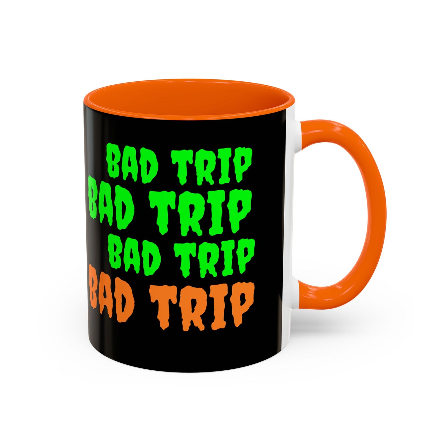 Bad Trip Coffee Mug — Funny McAfee Meme Accent Mug (11/15oz)
