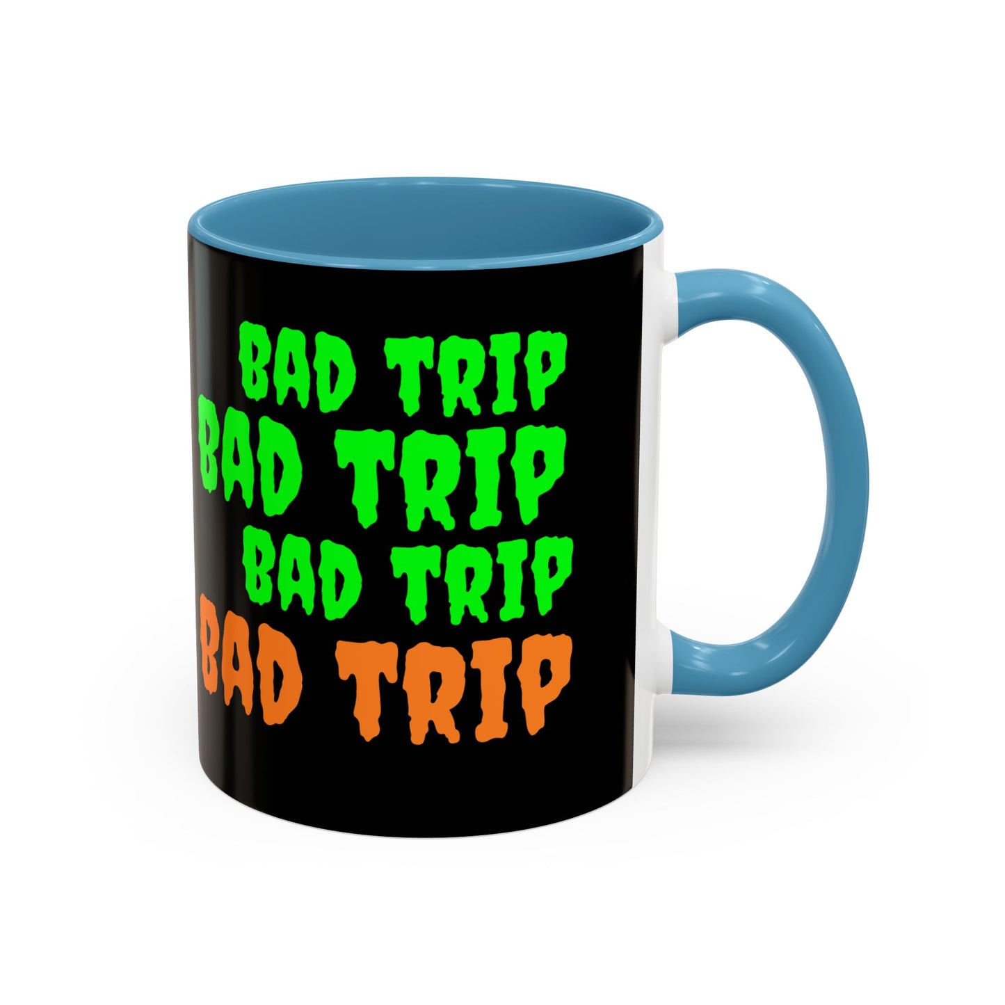 Bad Trip Coffee Mug — Funny McAfee Meme Accent Mug (11/15oz)
