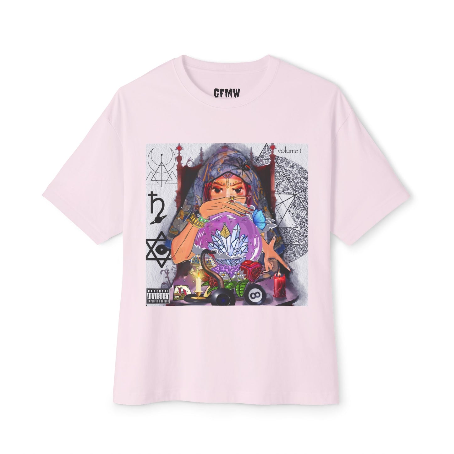 crystal ball pink short sleeve