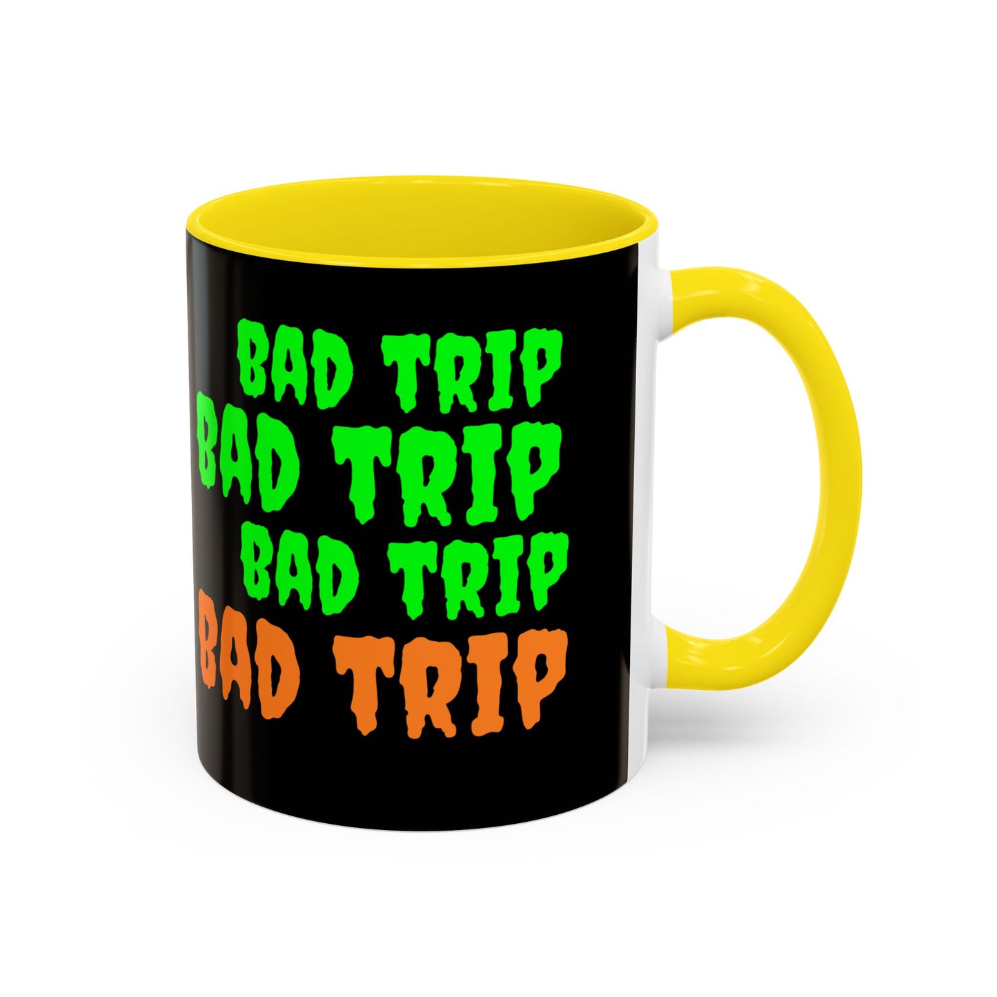 Bad Trip Coffee Mug — Funny McAfee Meme Accent Mug (11/15oz)